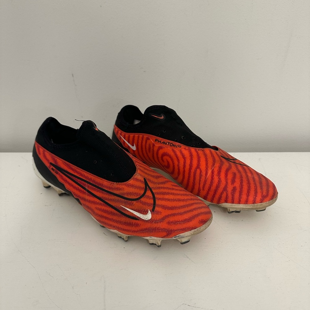NIKE PHANTOM GX PRO FG BRIGHT CRIMSON BLACK SIZE 9